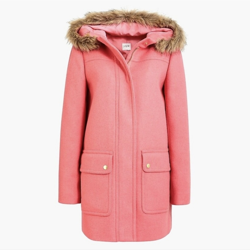 J. Crew Factory Vail Barbie Pink Parka | Winter Coat